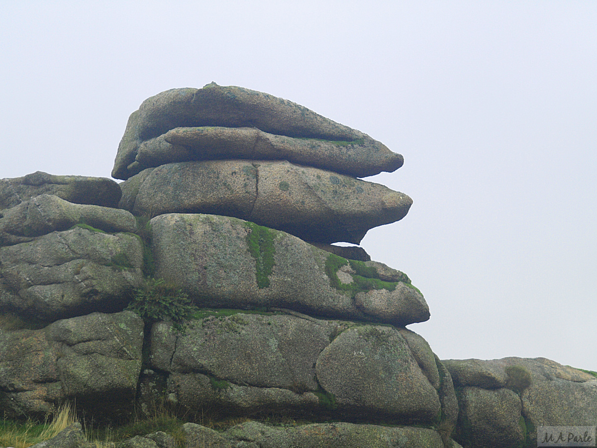 Mick Jagger's Lips on the top of Little Trowlesworthy Tor