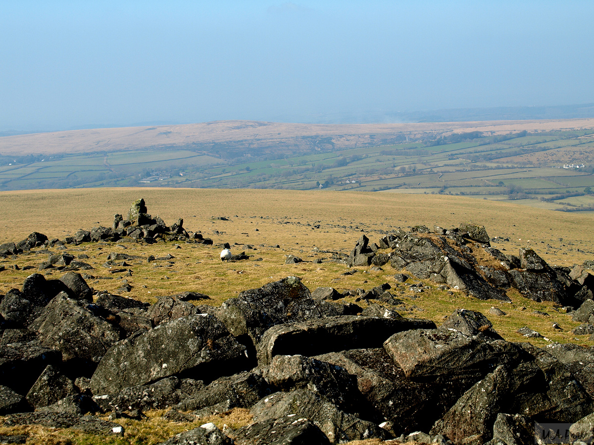View west from Little White Tor